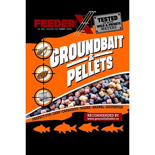 FEEDERX SUPER MIX PELLET 4mm 800gr