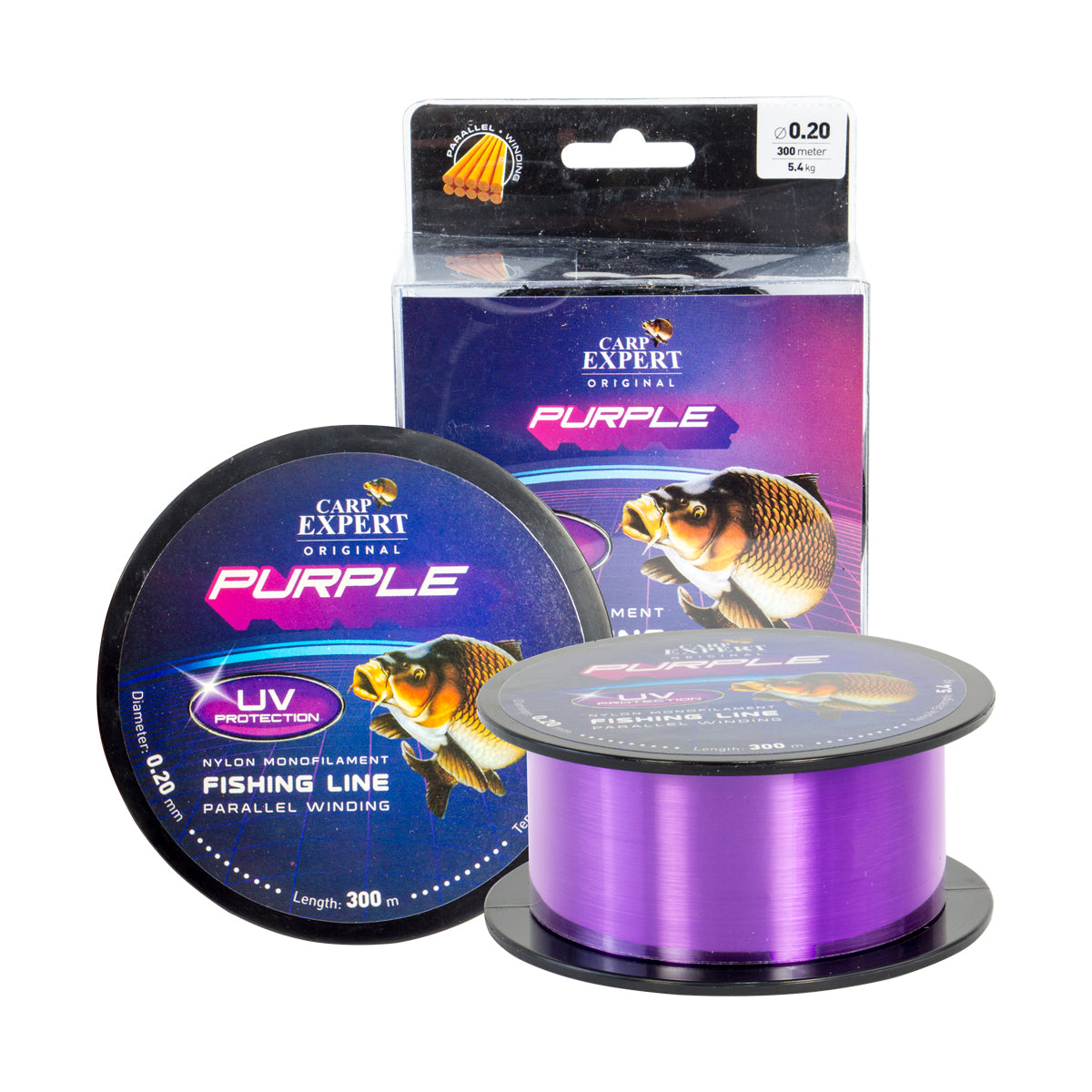 FIR CARP EXPERT UV PURPLE 1000m