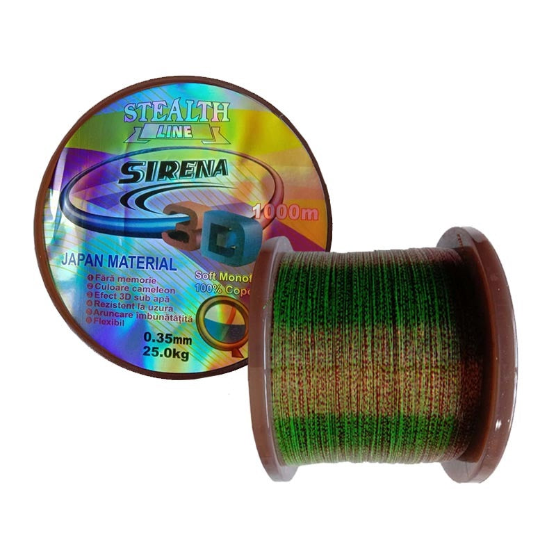 FIR MONOFILAMENT SIRENA STEALTH 3D 1000M