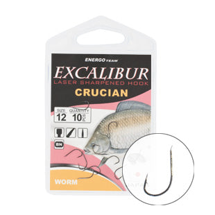 CARLIGE EXCALIBUR CRUCIAN WORM BLACK