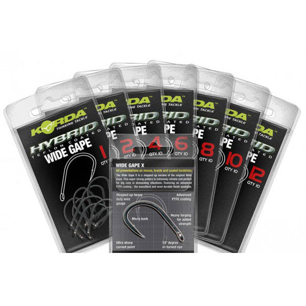 CARLIGE KORDA WIDE GAPE NR 6, 10BUC/PLIC