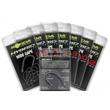 CARLIGE KORDA WIDE GAPE NR 6, 10BUC/PLIC