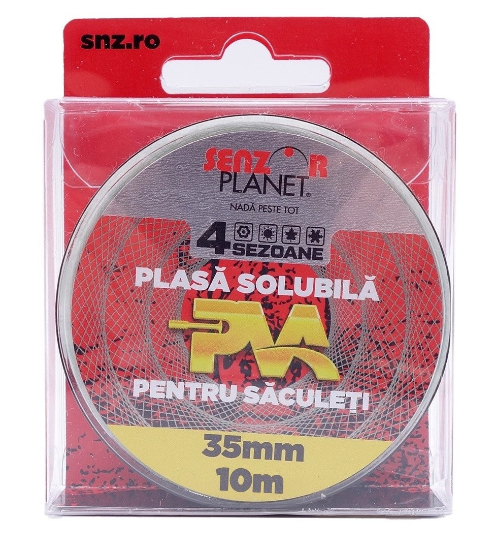 REZERVA PVA SENZOR PLASA SOLUBILA 35MM , PENTRU SACULETI, 10m
