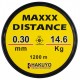 FIR MONOFILAMENT HAKUYO MAXXX DISTANCE GALBEN FLUO NEON 1200m