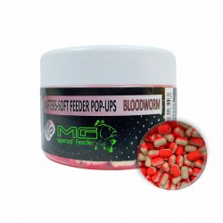 SOFT FEEDER POP-UPS DUMBELL BLOODWORM 10MM