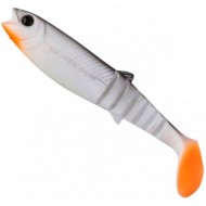 SHAD SAVAGE GEAR LB CANNIBAL, WHITE BLACK, 10CM, 9G, 4BUC/PLIC
