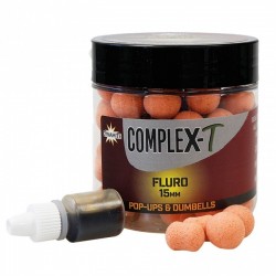 BOILIES AND DUMBELLS DYNAMITE BAITS COMPLEX-T FLUORO POP-UPS